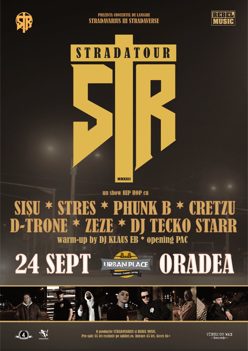 STRADAVARIUS III STRADAVERSE Release Concert @ Urban Place, Oradea, Romania